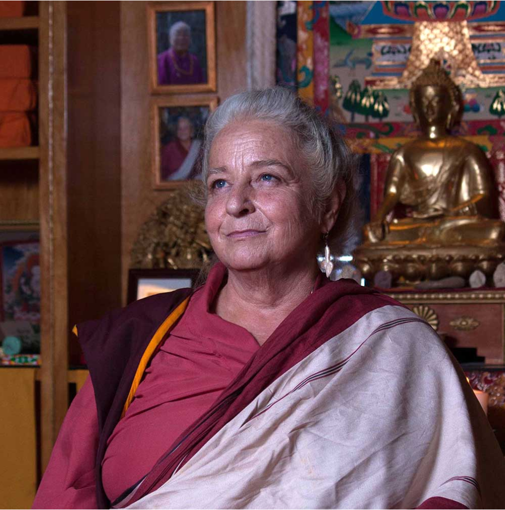 Lama Lena, teacher of Direct Mind Perception meditation (Dzogchen & Mahamudra) and lineage holder in several Tibetan Buddhist traditions.